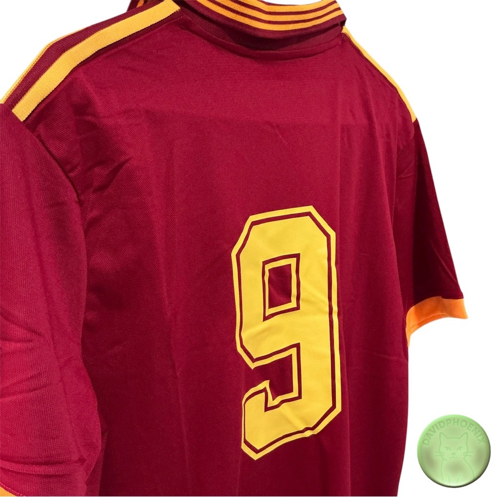 As Roma Adidas 1993 Barilla Home Jersey Abel Balbo # 9 Size XL - Picture 10 of 13